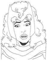 coloriage sharon carter captain america